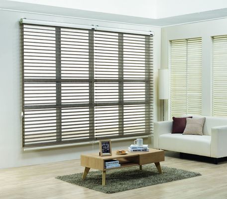 Persianas de ventana inteligentes interiores de la capa doble para el ODM casero de la decoración