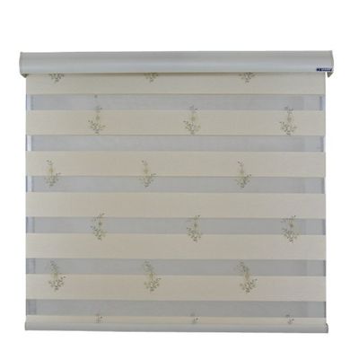 Control de lujo de la cuerda de las persianas de rodillo de la cebra del apagón de la tela para Windows