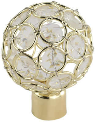 Cortina principal de cristal decorativa de lujo Roces de Rod Accessories Curtain Finials For de la cortina