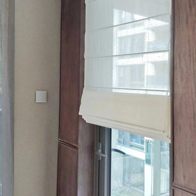 Hotel apacible blanco de la oficina del hospital de Roman Shade Style Curtains For