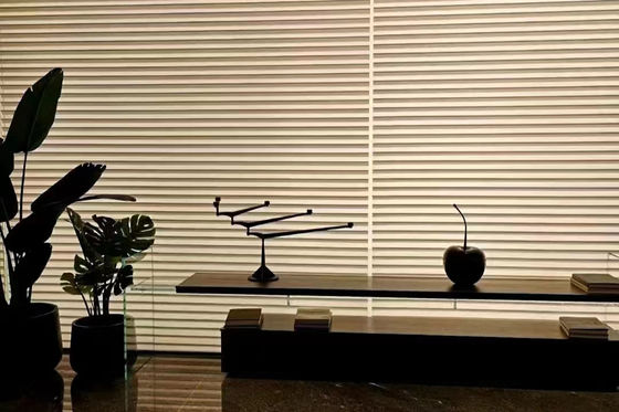 Persianas de ventana inteligentes del manual de Dimmable La de Shangri del hilado de dos capas para el dormitorio