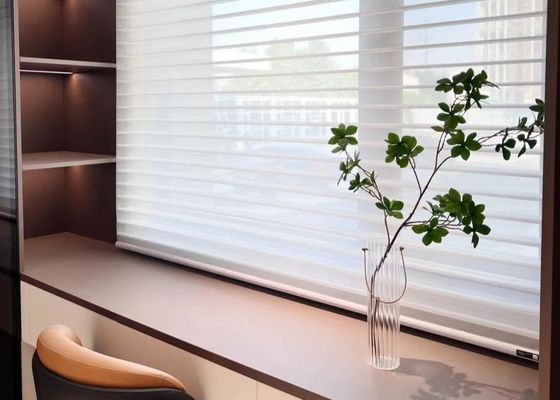 Apagón eléctrico de Shangri de las cortinas ajustables flexibles del La para la oficina