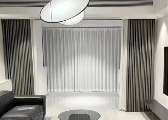 Tipo moderno ajustable flexible del hotel del terciopelo del apagón de las cortinas