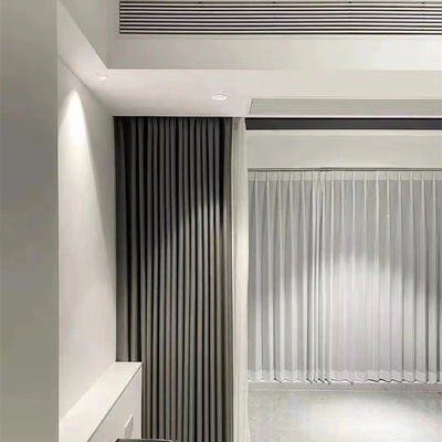 Tipo moderno ajustable flexible del hotel del terciopelo del apagón de las cortinas