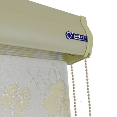 Prenda impermeable doble de las persianas de rodillo del apagón del modelo de la cebra para la oficina