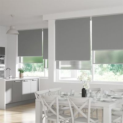 Prenda impermeable blanca de las persianas de ventana del rodillo del apagón del color para la cocina el 1.8M Width