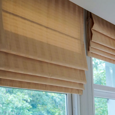La ventana motorizada inteligente de la oficina cubre, apagón Roman Shades For Office Bedroom