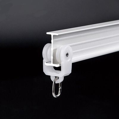 Pista de aluminio flexible de la cortina de la onda conveniente para los proyectos al por mayor del proyecto del hospital