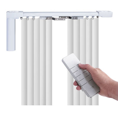 El fabricante al por mayor Silent Design Ripple dobla la vía eléctrica de aluminio de la cortina del Smart Home del motor de Wifi Tuya