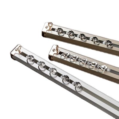 Cortina de encargo Rod Track Aluminum Alloy Material del hotel para decorativo