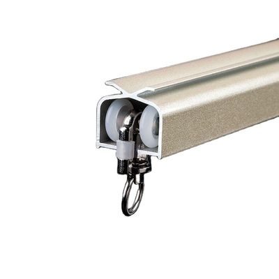 Cortina de encargo Rod Track Aluminum Alloy Material del hotel para decorativo