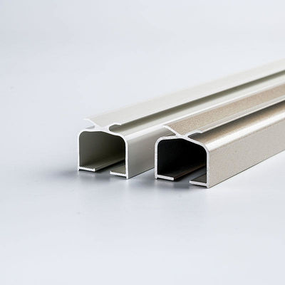 Cortina de encargo Rod Track Aluminum Alloy Material del hotel para decorativo