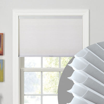 La ventana plisada doble sin cuerda del panal sombrea el material a prueba de viento del poliéster