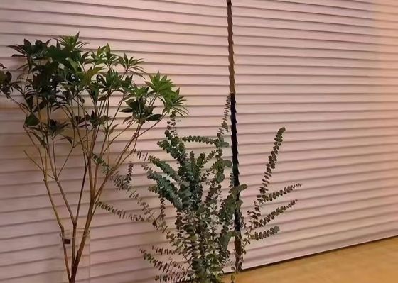 Las cortinas triples hermosas del La de Shangri ciegan eléctrico para la oficina