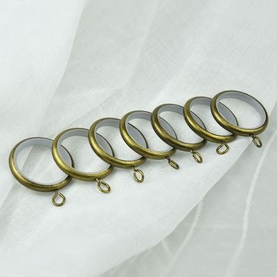 sistema de bronce de las barras de telón de acero del metal de la astilla del cobre de Chrome del oro de la decoración al por mayor de la ventana