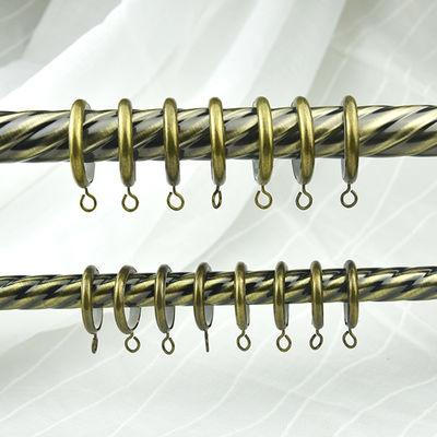 cortina torcida Finials de bronce Rod Accessories de poste de la cortina de la cortina de 28/19m m