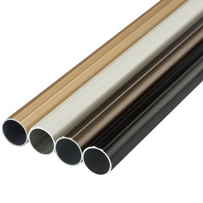 Cortina doble Rod Holder Image Curtain del tubo de aluminio del soporte 28m m de la pared
