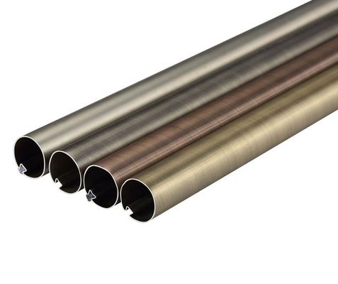Oro que se resume la cortina de aluminio poste extensible para el hotel casero