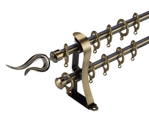 120 pulgadas de tubo ajustable Rod Stainless Steel Material de la cortina