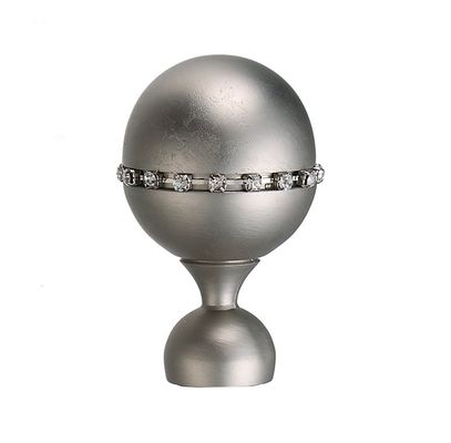 Anillo de soportes de aluminio de Rod Anti Rust With Cover del tubo de la cortina del metal