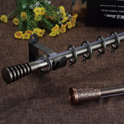 Tubo anti resistente Rod Aluminium Alloy Material de la cortina del moho