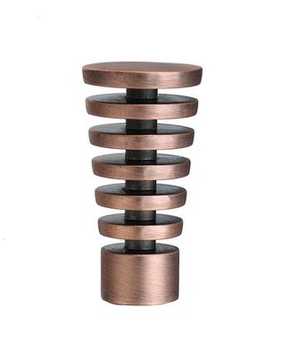 Tubo anti resistente Rod Aluminium Alloy Material de la cortina del moho
