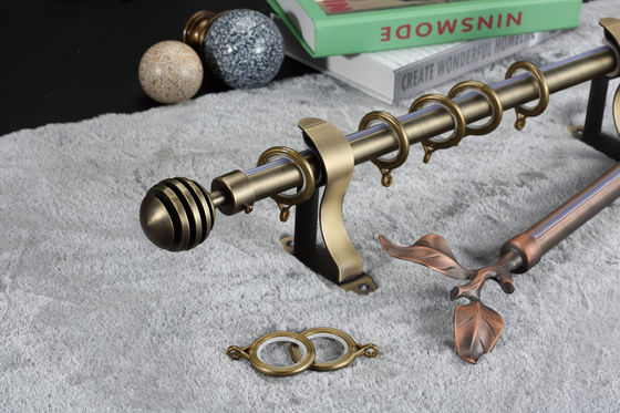 Cortina Rod End Cap Curtain Accessories de la astilla del oro