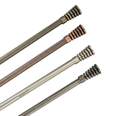 Tubo anti resistente Rod Aluminium Alloy Material de la cortina del moho