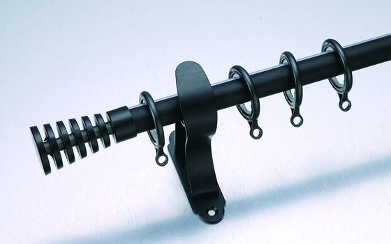 Solo tubo doble Rod Steel Material Modern Style de la cortina para el hogar