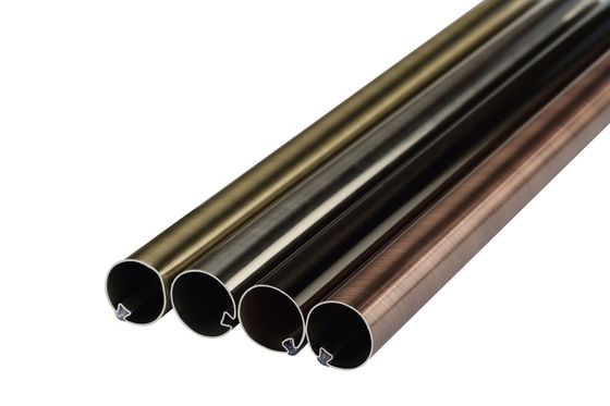 Solo tubo doble Rod Steel Material Modern Style de la cortina para el hogar