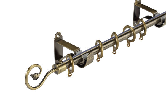 Soporte de Rod Double Bracket Wall Curtain de la cortina de Rod Aluminum Bar Ceiling Mount