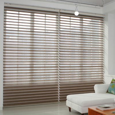 Modelo horizontal impermeable ciego blanco de rodillo de la cocina de la tela del apagón