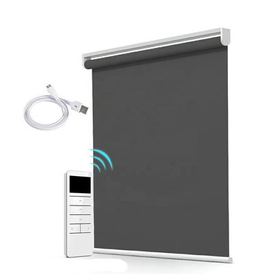 Elegante inteligente remoto de las persianas de ventana del apagón motorizado para la decoración casera