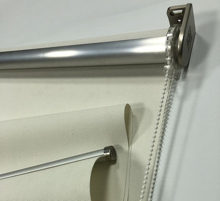 Manual de Grey Fireproof Roller Window Blinds de la tela para la oficina casera del hospital