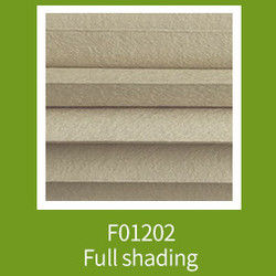 Grey Honeycomb Blackout Blinds de filtración ligero, sombras celulares atadas modernas