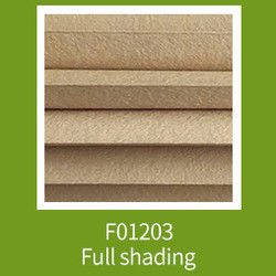 Grey Honeycomb Blackout Blinds de filtración ligero, sombras celulares atadas modernas