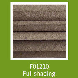 Grey Honeycomb Blackout Blinds de filtración ligero, sombras celulares atadas modernas
