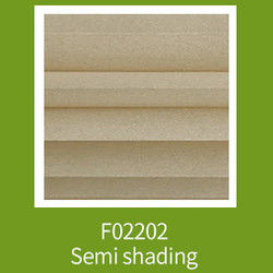 Grey Honeycomb Blackout Blinds de filtración ligero, sombras celulares atadas modernas