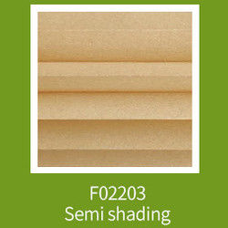 Grey Honeycomb Blackout Blinds de filtración ligero, sombras celulares atadas modernas