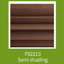 Grey Honeycomb Blackout Blinds de filtración ligero, sombras celulares atadas modernas