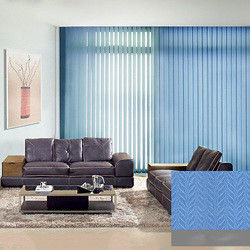 Material inteligente vertical decorativo del poliéster de las persianas de ventana