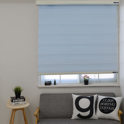 La cebra motorizada escarpada del doble capa ciega el modelo horizontal para la ventana de mirador