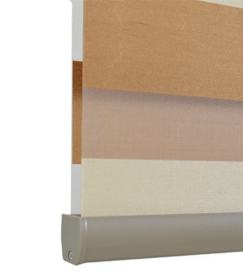 Capa doble de la cortina ciega horizontal interior de la cebra para la sala de estar