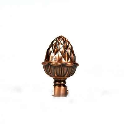color de cobre de bronce de Rod Accessories With Gold Sliver de la cortina de ventana de 19m m