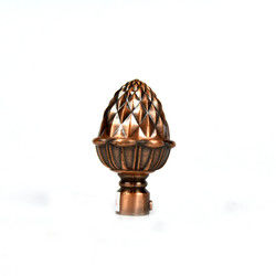 color de cobre de bronce de Rod Accessories With Gold Sliver de la cortina de ventana de 19m m
