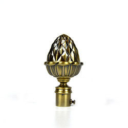 color de cobre de bronce de Rod Accessories With Gold Sliver de la cortina de ventana de 19m m