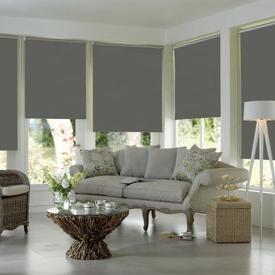 La ventana de la oficina del poliéster del PVC cubre la protección ULTRAVIOLETA de la prenda impermeable del estilo de la cebra