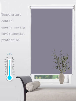 La ventana de la oficina de la tela de la prenda impermeable del apagón cubre a Gray Color For Indoor Decoration