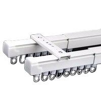 sistema retractable de la pista de la cortina de la tensión del techo del 1.1-2.1m del soporte resistente de aluminio de la pared