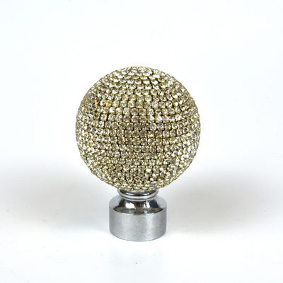 Cortina Rod Accessories Crystal Glass Finials para la cortina Roces